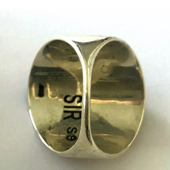 Sterling Silver Sherman Infinity Cross Ring Collectors piece Holy Trinity - Picture 7 of 14